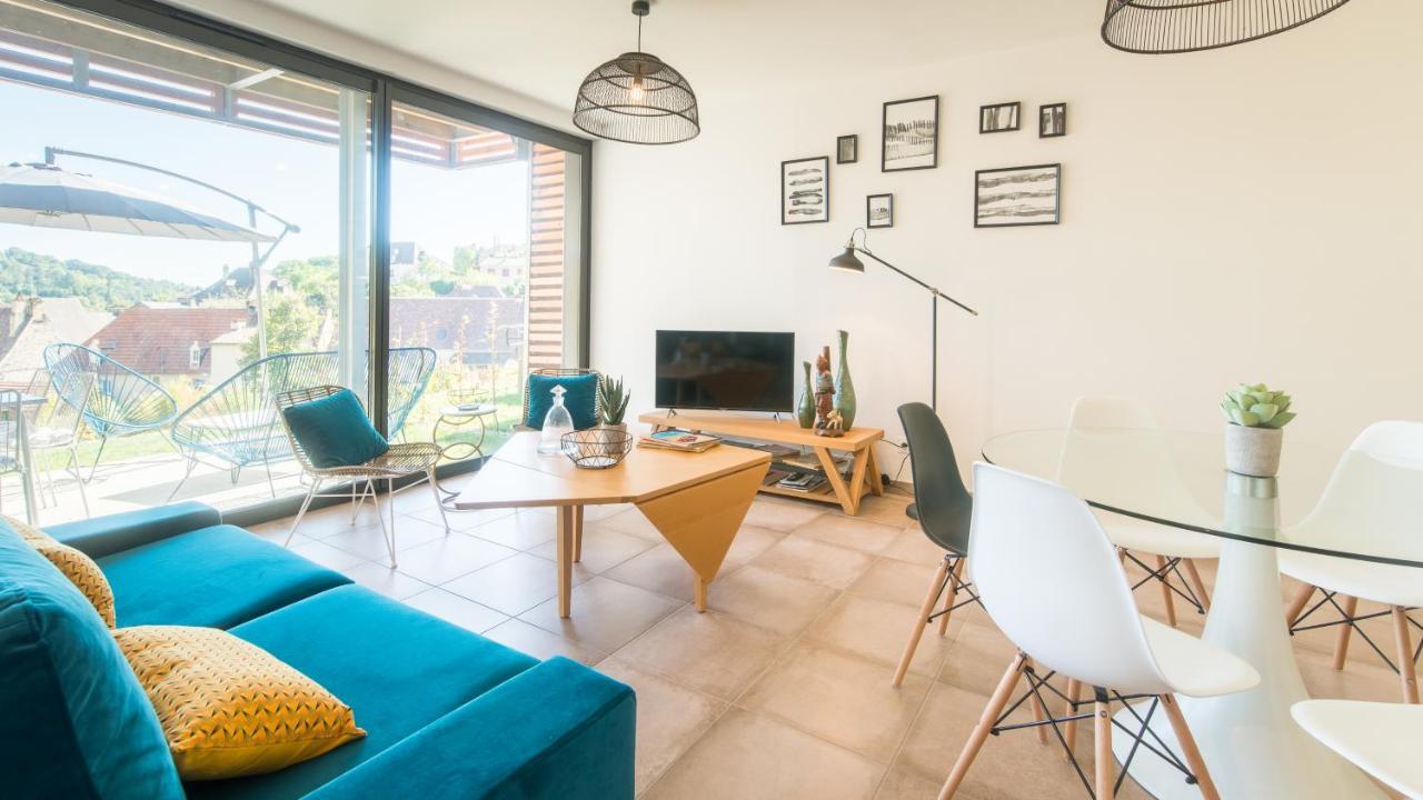 Open Sun Avec Jacuzzi Privatif Et Parking Prive Apartamento Sarlat-la-Canéda Exterior foto